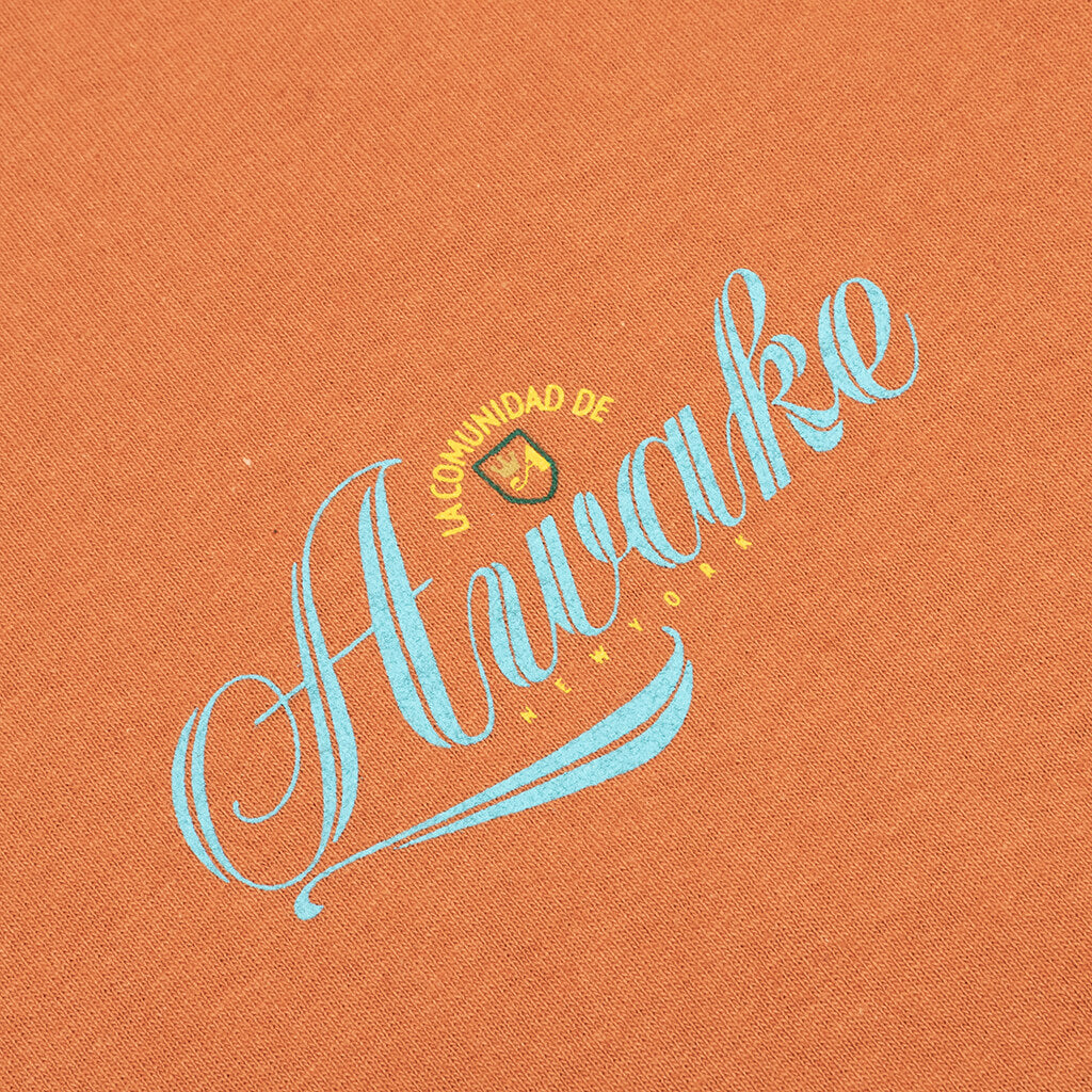 Awake Comunidad Logo Tee - Terracotta
