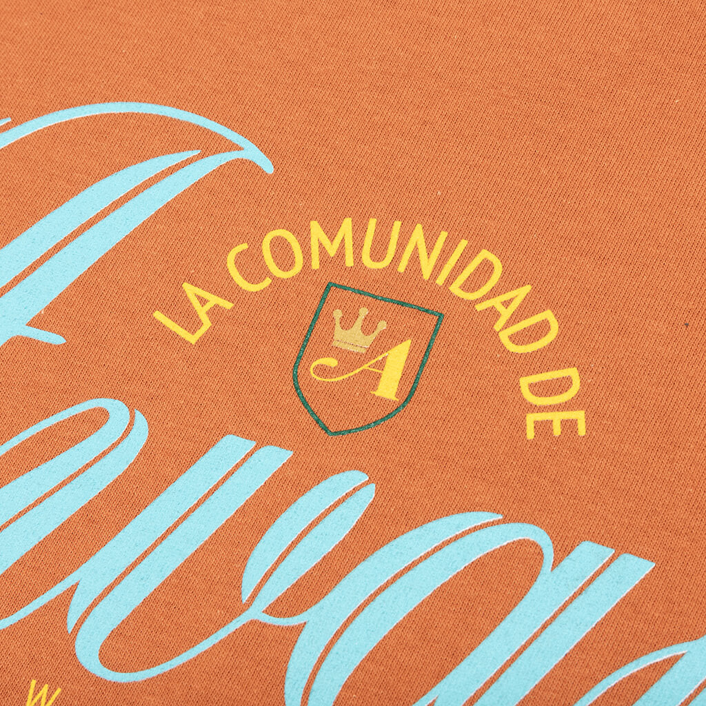 Awake Comunidad Logo Tee - Terracotta