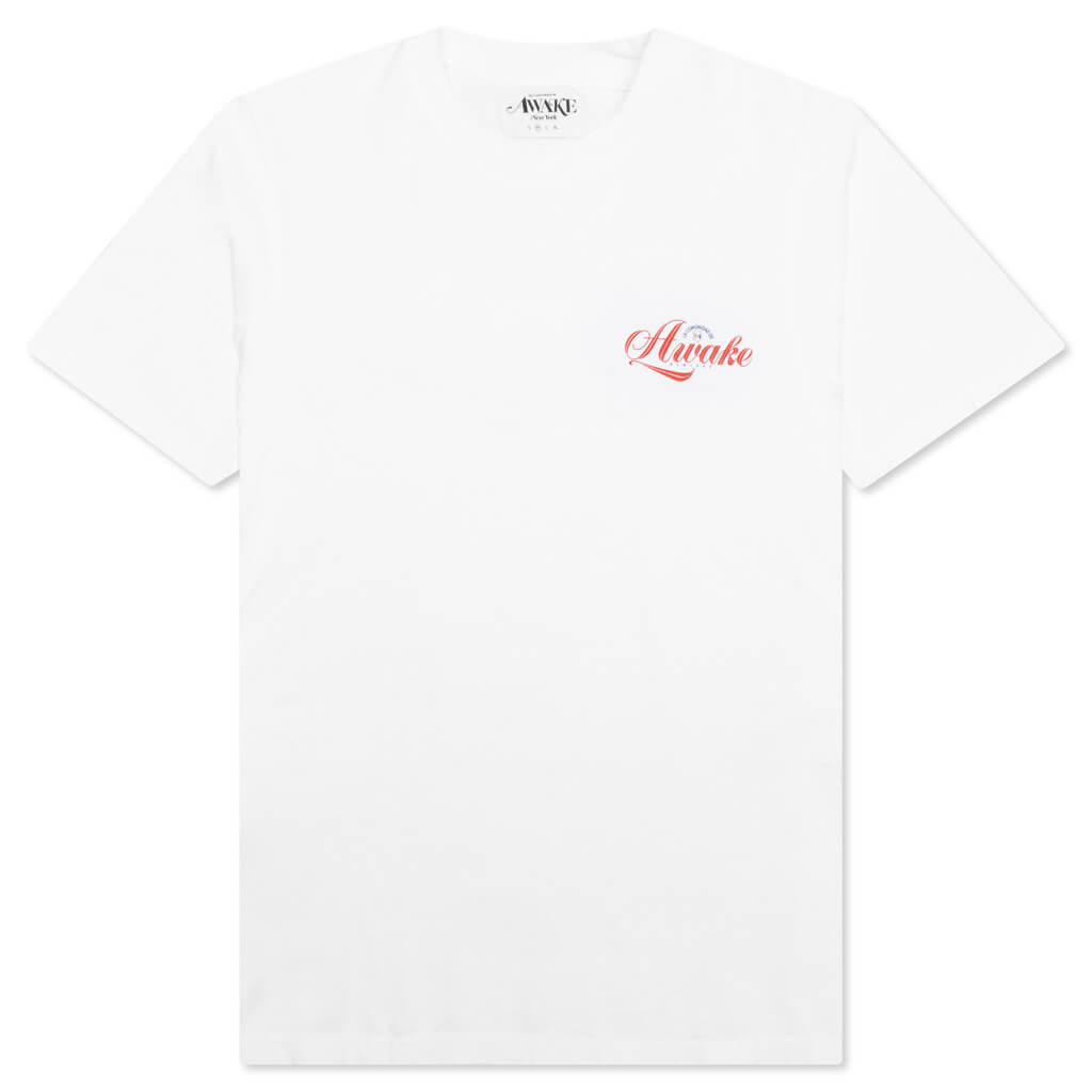 Awake Comunidad Logo Tee - White