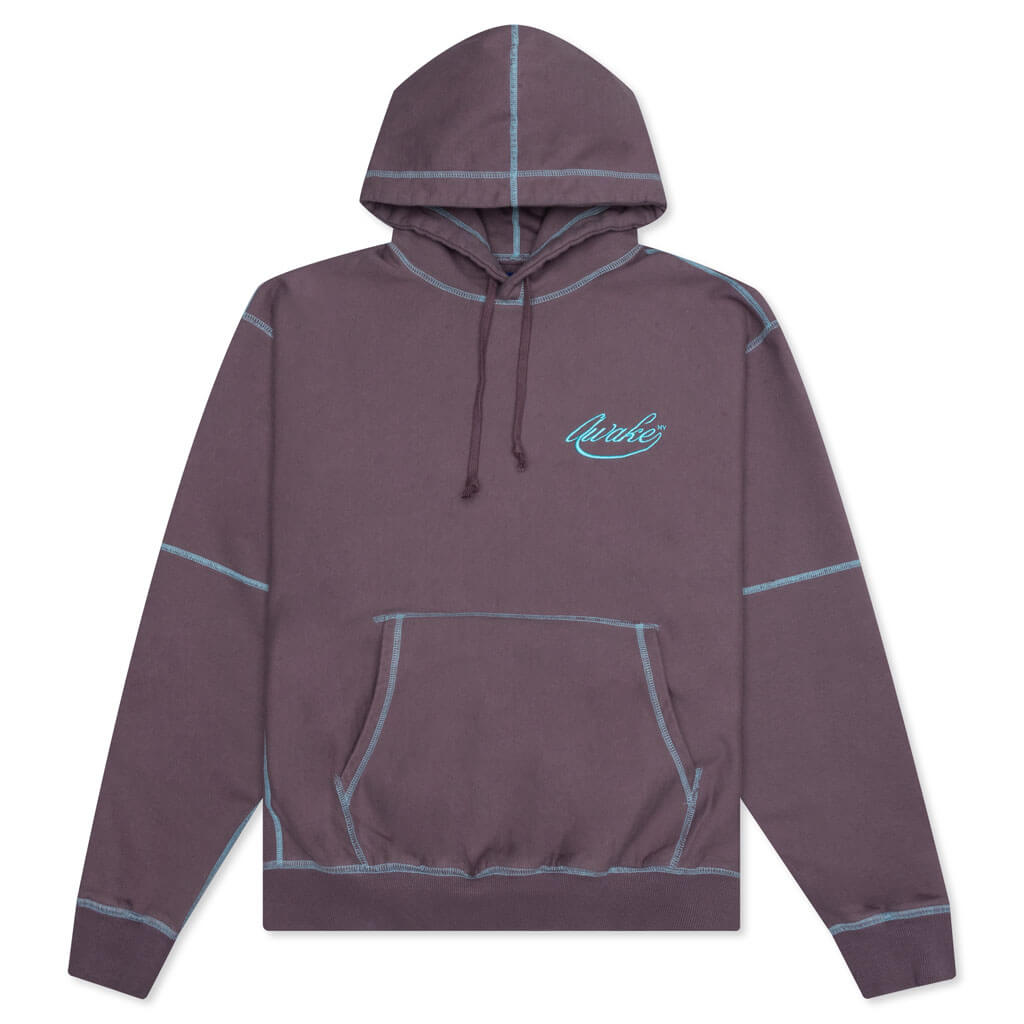 Awake Script Logo Hoodie - Aubergine