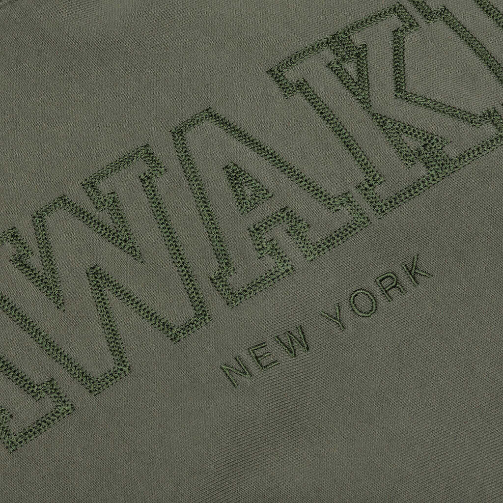 Awake Block Logo Hoodie - Olive