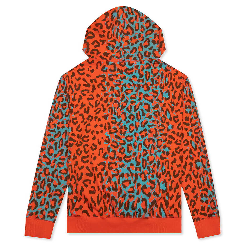 Awake Block Logo Hoodie - Printed Leopard