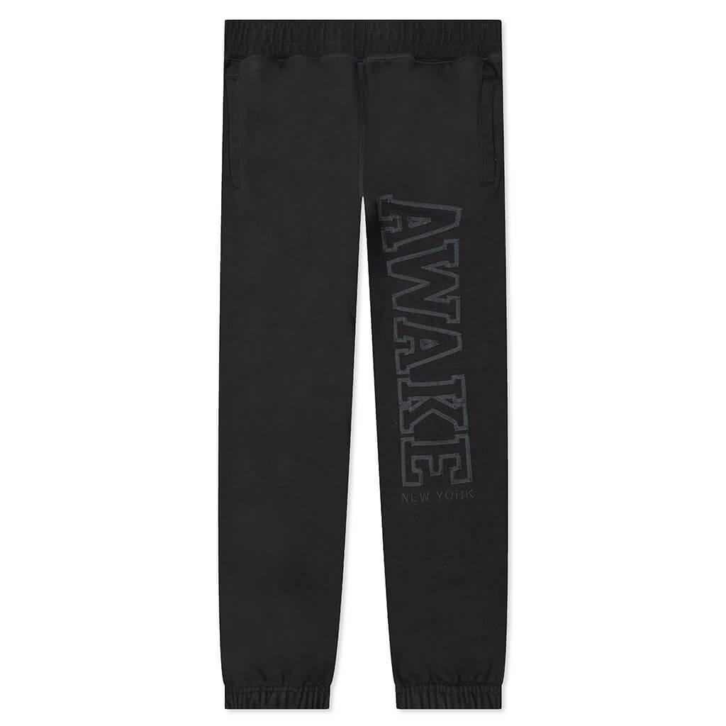 Awake Block Logo Sweatpant - Charcoal