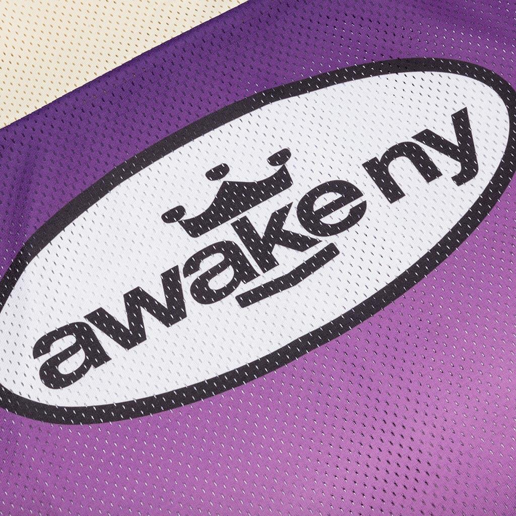 King Logo S/S Jersey - Cream/Purple