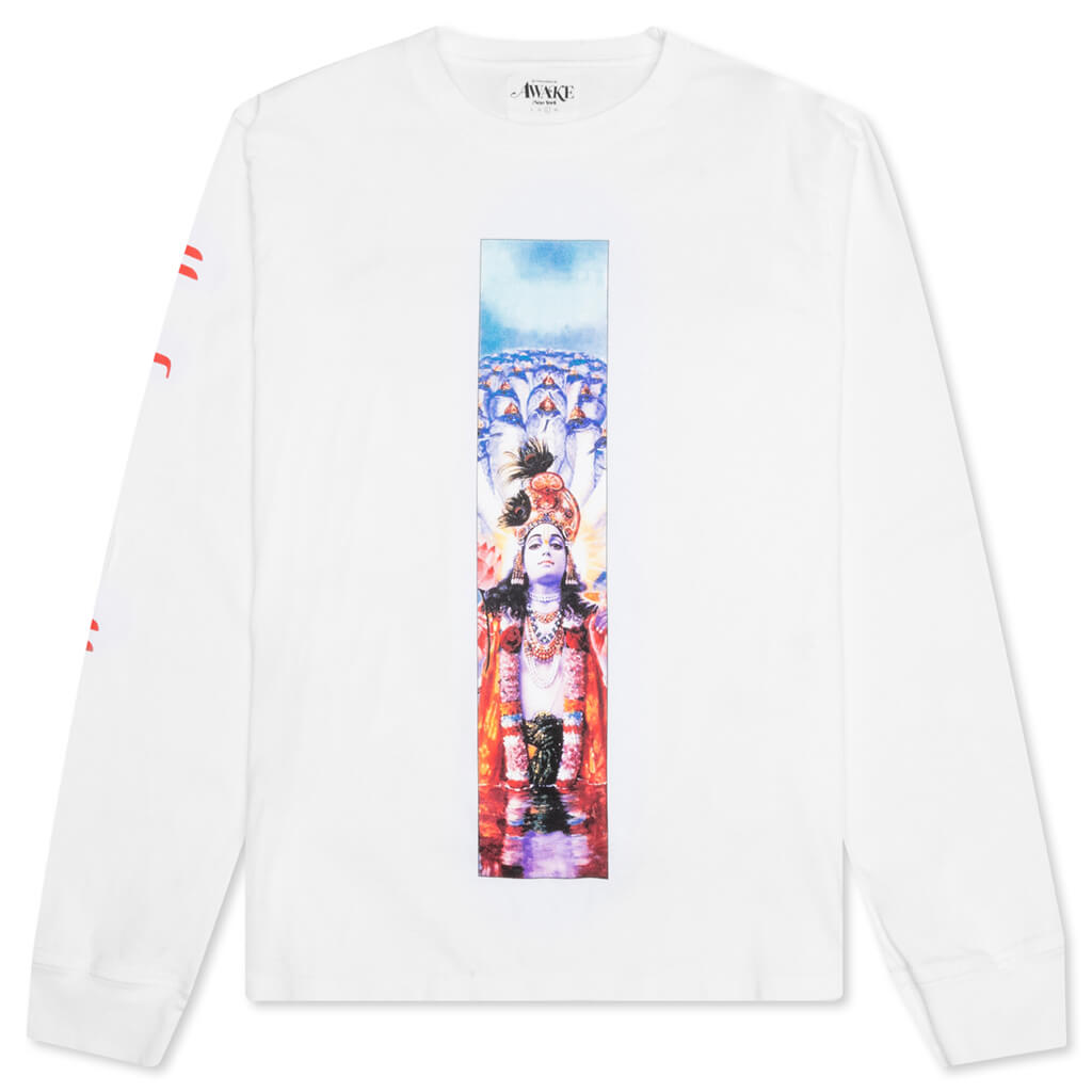 Realization Printed Long Sleeve Tee - White