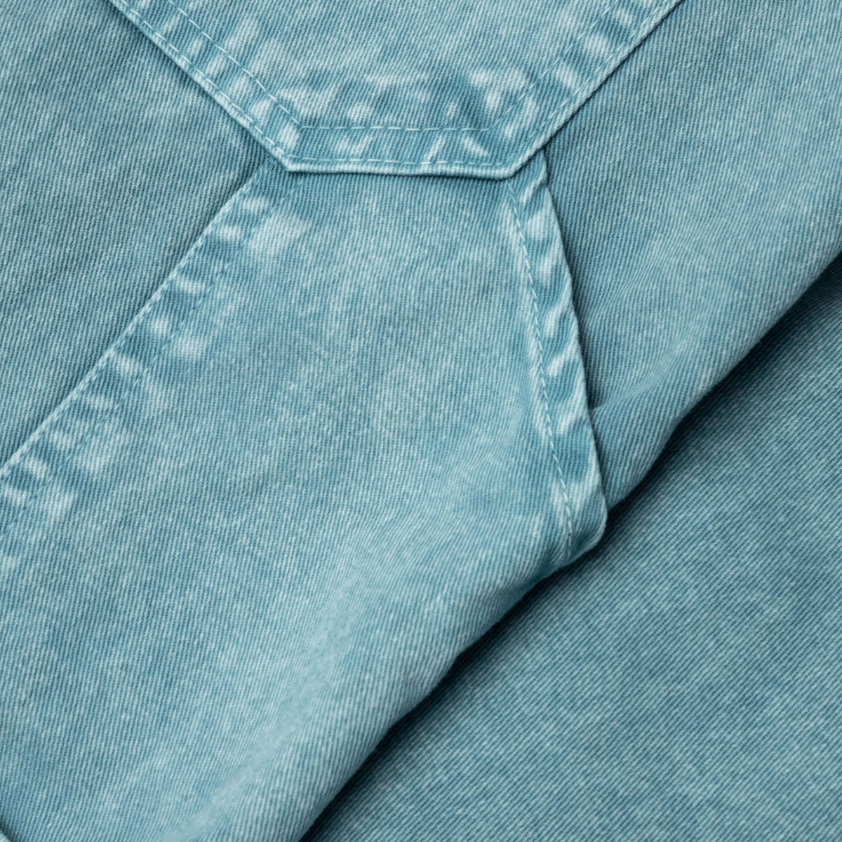 Washed Cotton Work Pant - Slate Blue