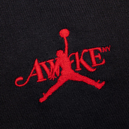 Awake NY x Jordan Fleece Hoodie - Black/Sail/University Red