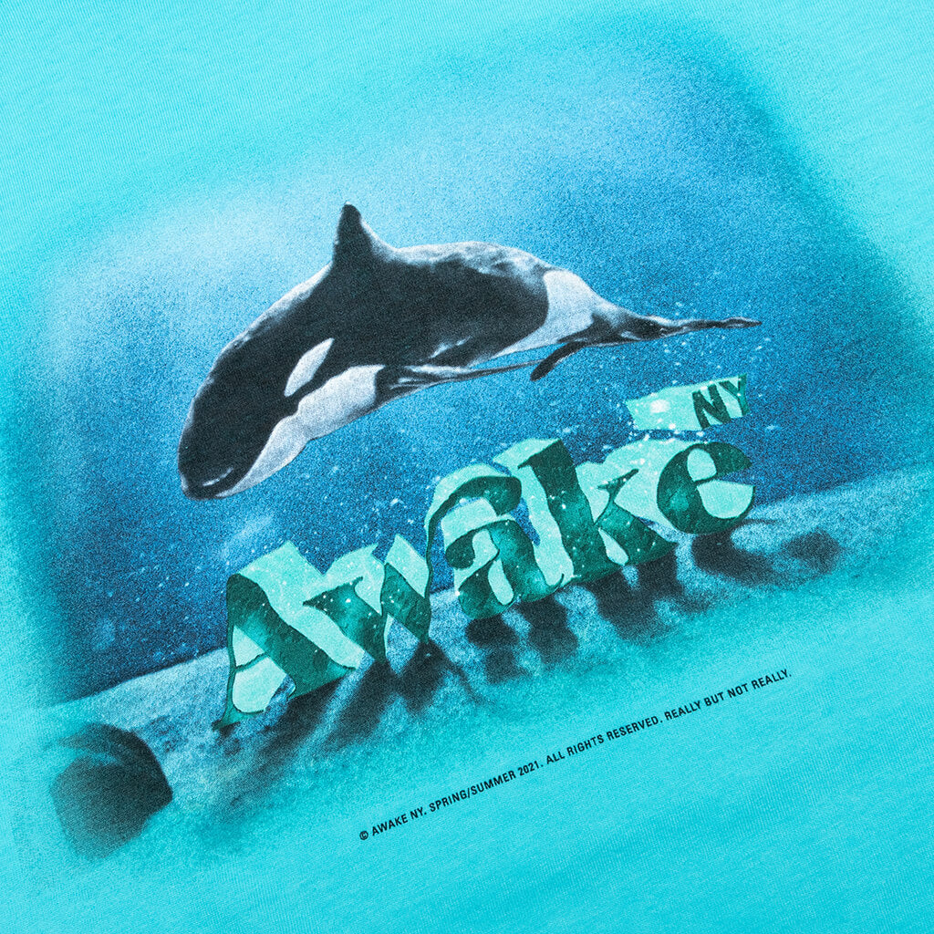 Awake Orca Tee - Sky