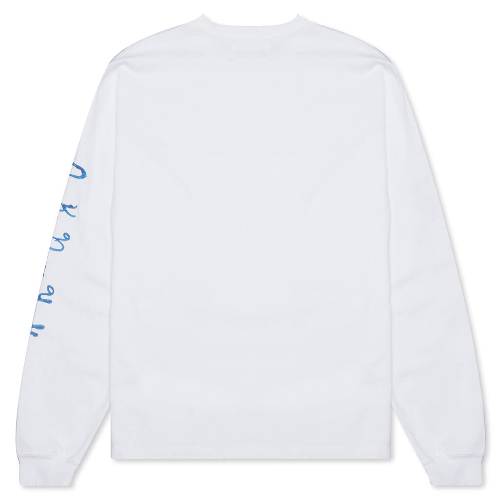 Awake Pastel L/S Tee - White