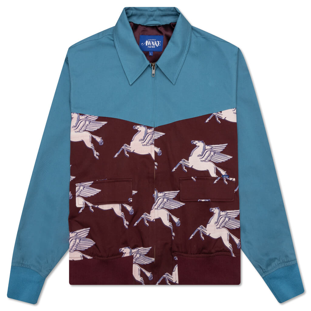 Awake Pegasus Jacket - Teal/Maroon