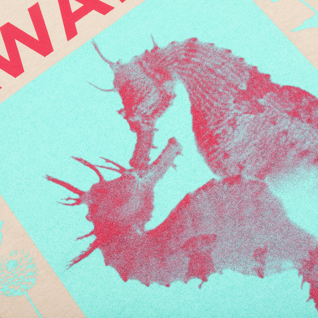 Awake Seahorse Tee - Khaki
