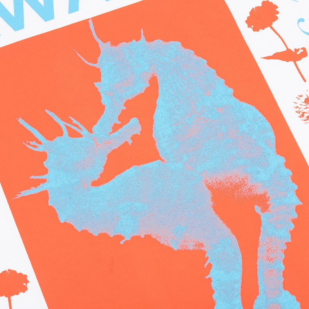 Awake Seahorse Tee - White