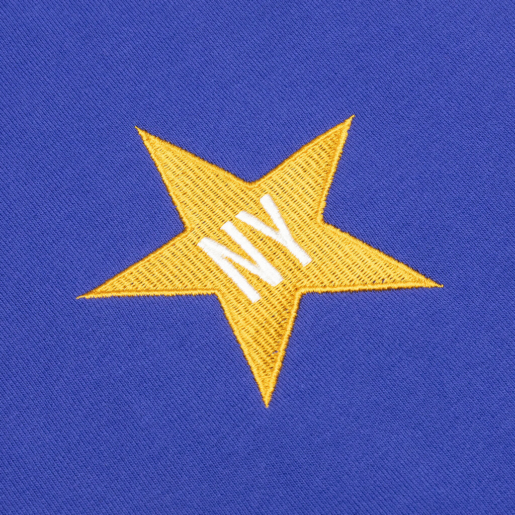 Awake Stacked Logo Crewneck - Sapphire