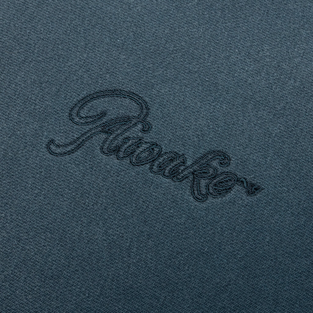 Awake Sunbleached Logo Hoodie -  Blue