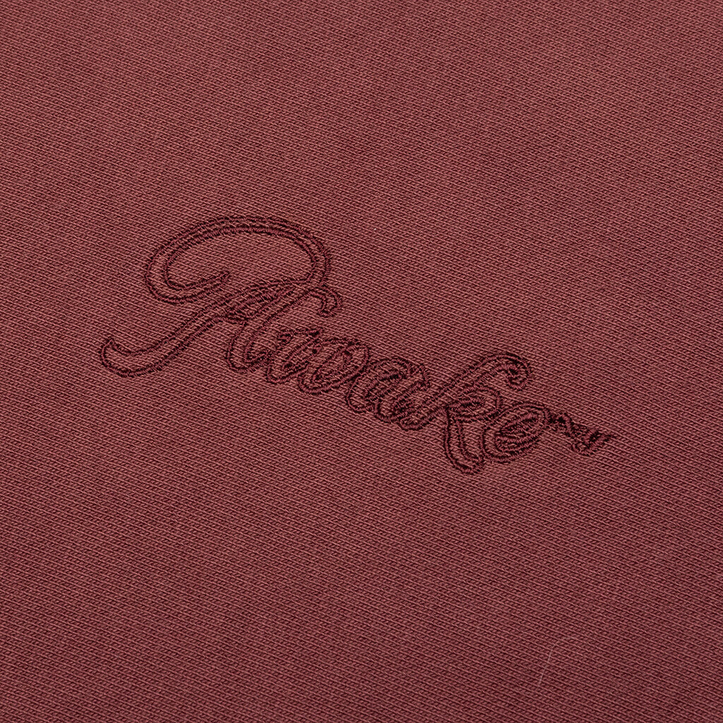 Awake Sunbleached Logo Hoodie - Maroon