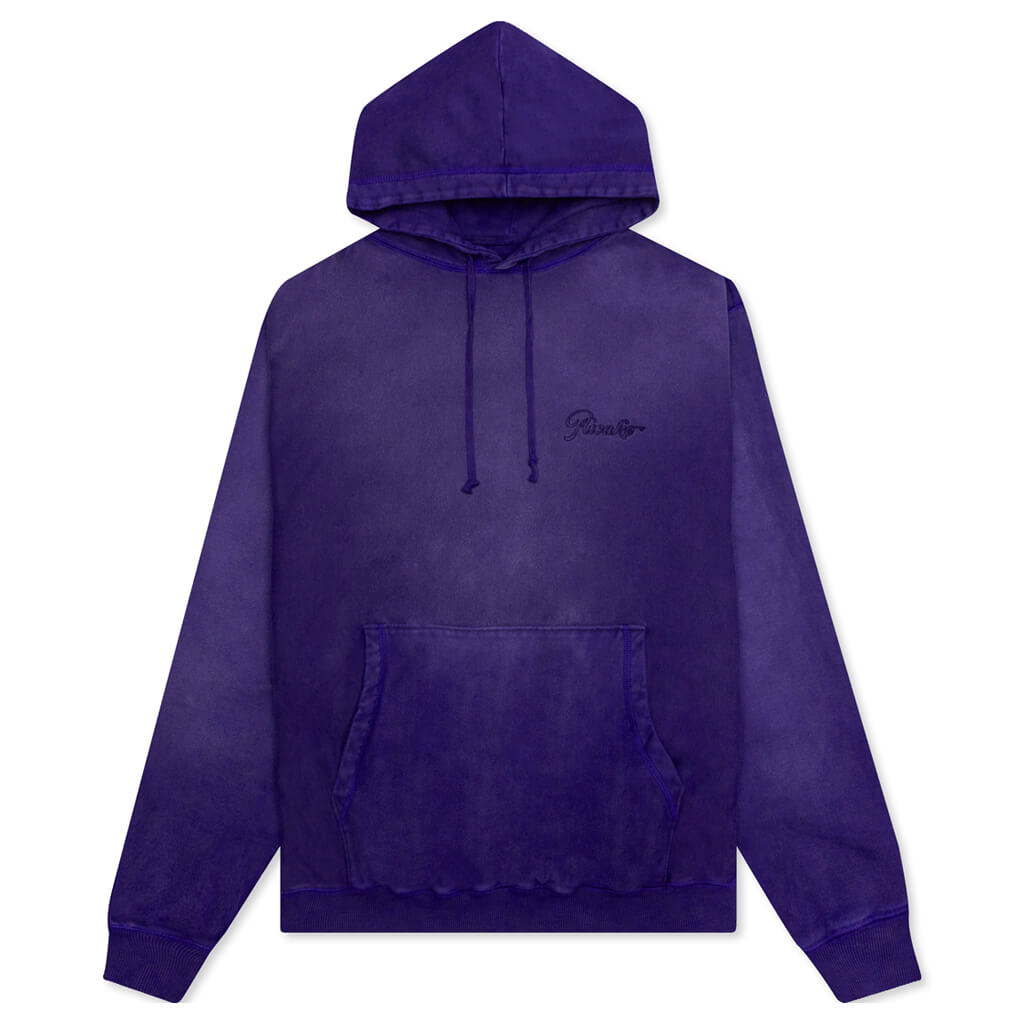 Awake Sunbleached Logo Hoodie - Purple