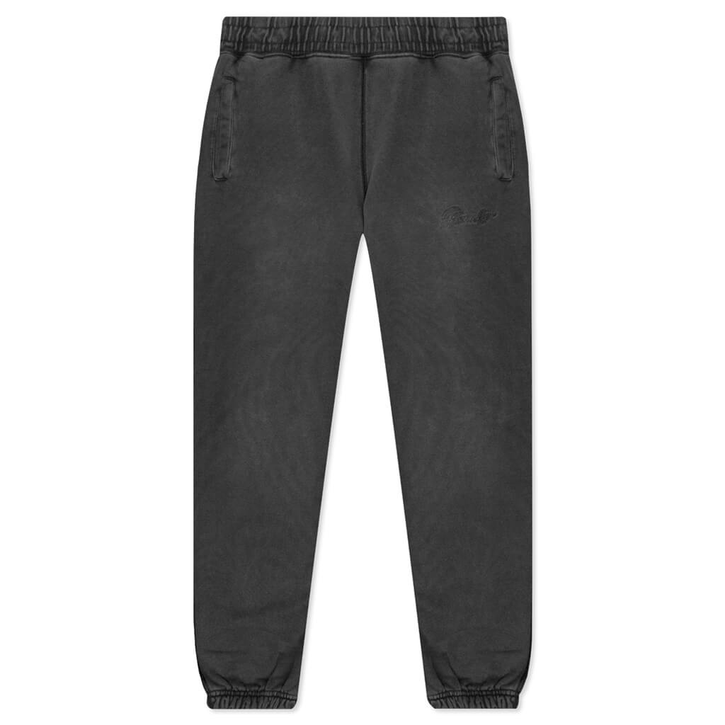 Awake Sunbleached Logo Sweatpants - Black