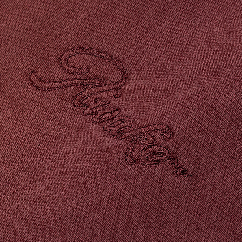 Awake Sunbleached Logo Sweatpants - Maroon