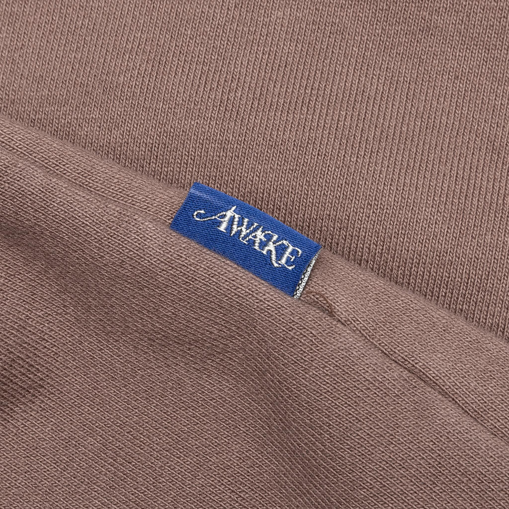 Awake Two-Tone Split City Crewneck - Cedar