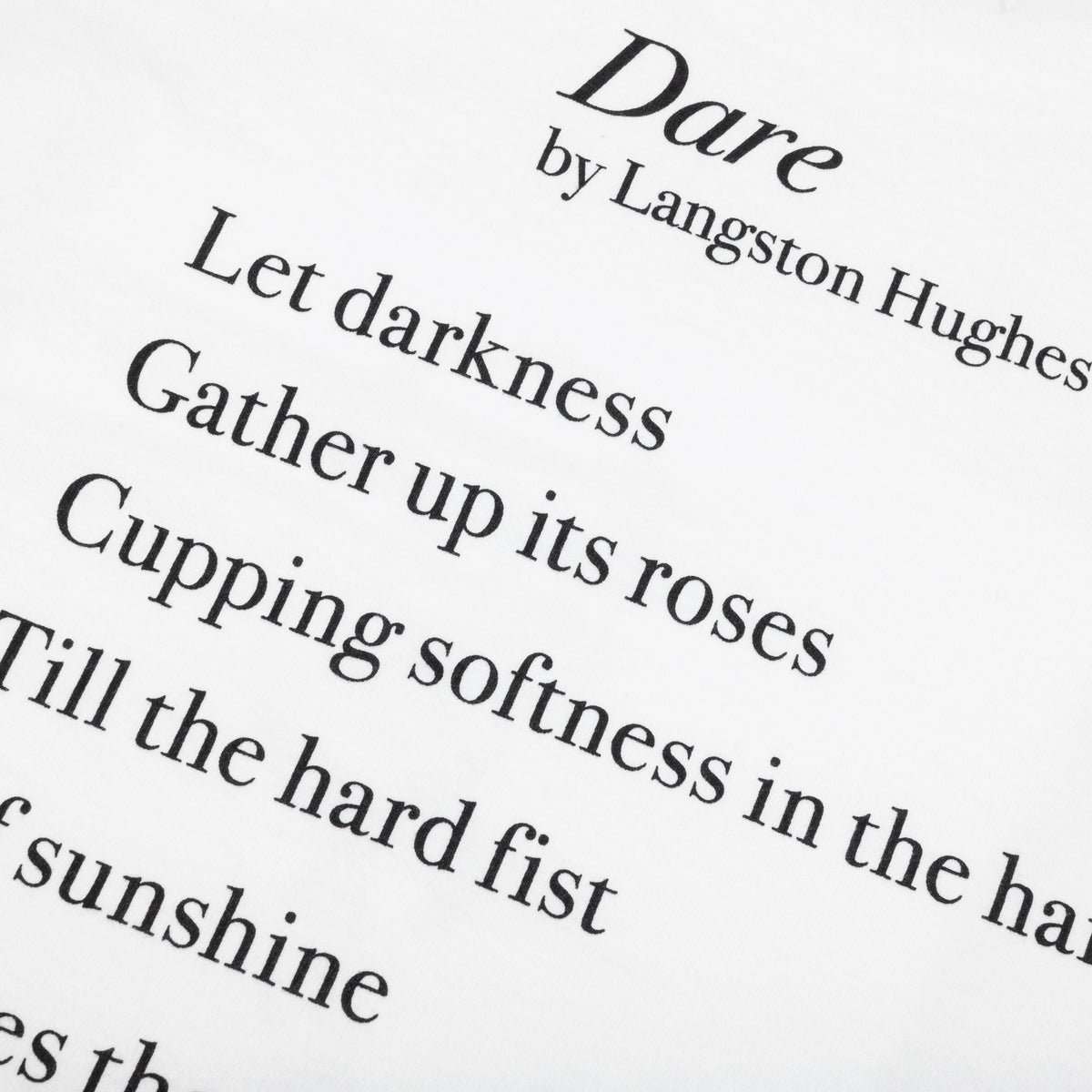 Awake x Langston Hughes Tee - White