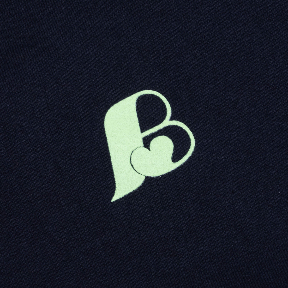 B Logo Hoodie - Navy Mocha