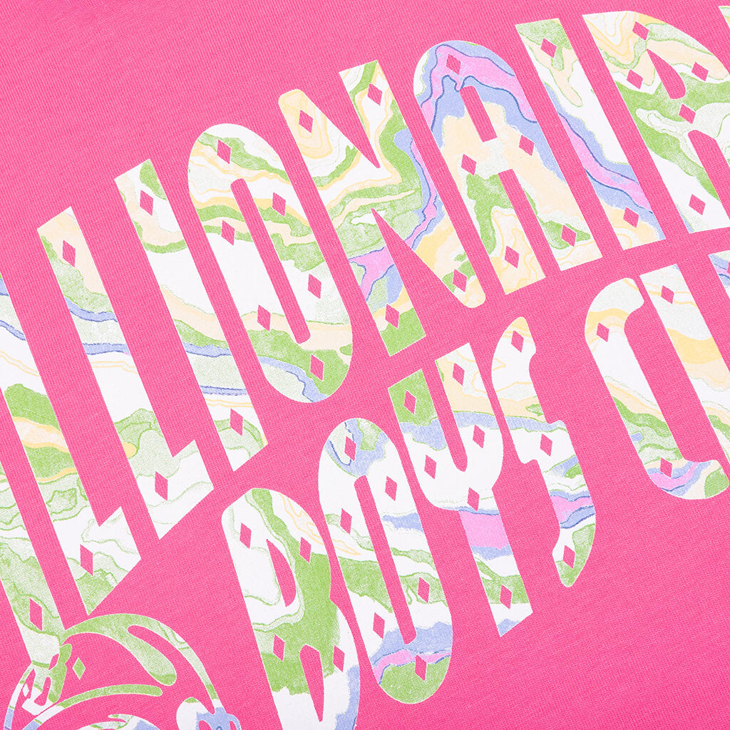 BB Arch S/S Tee - Carmine Rose