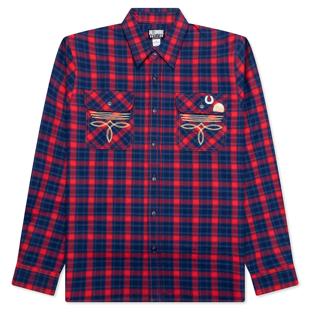 BB Dust L/S Flannel - Racing Red