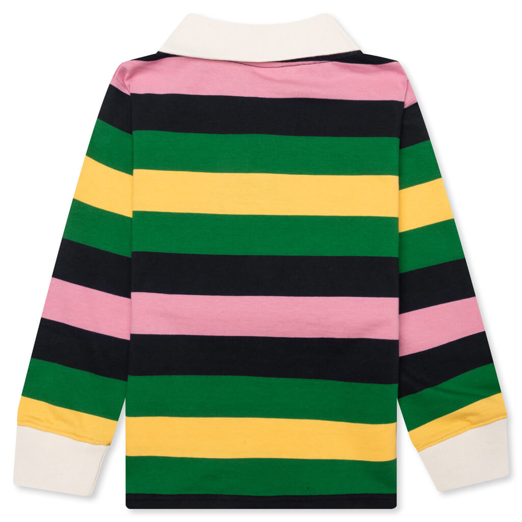 Kids BB Funnies L/S Polo - Navy Blazer