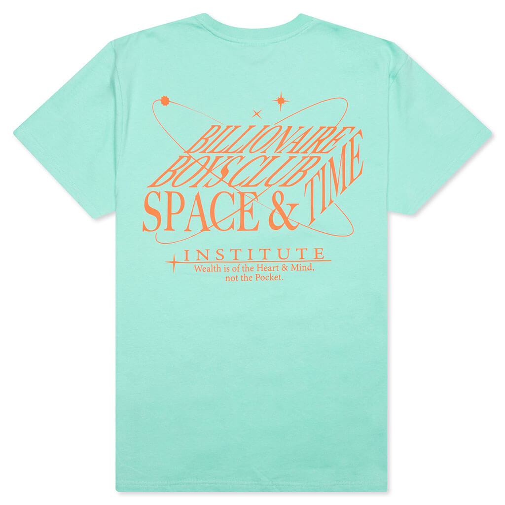 Space and Time S/S Tee - Ice Green
