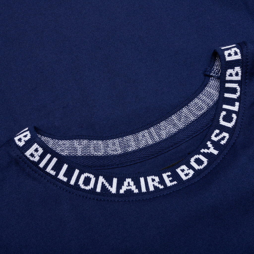 BB Wrapped S/S Knit - Blue Depths