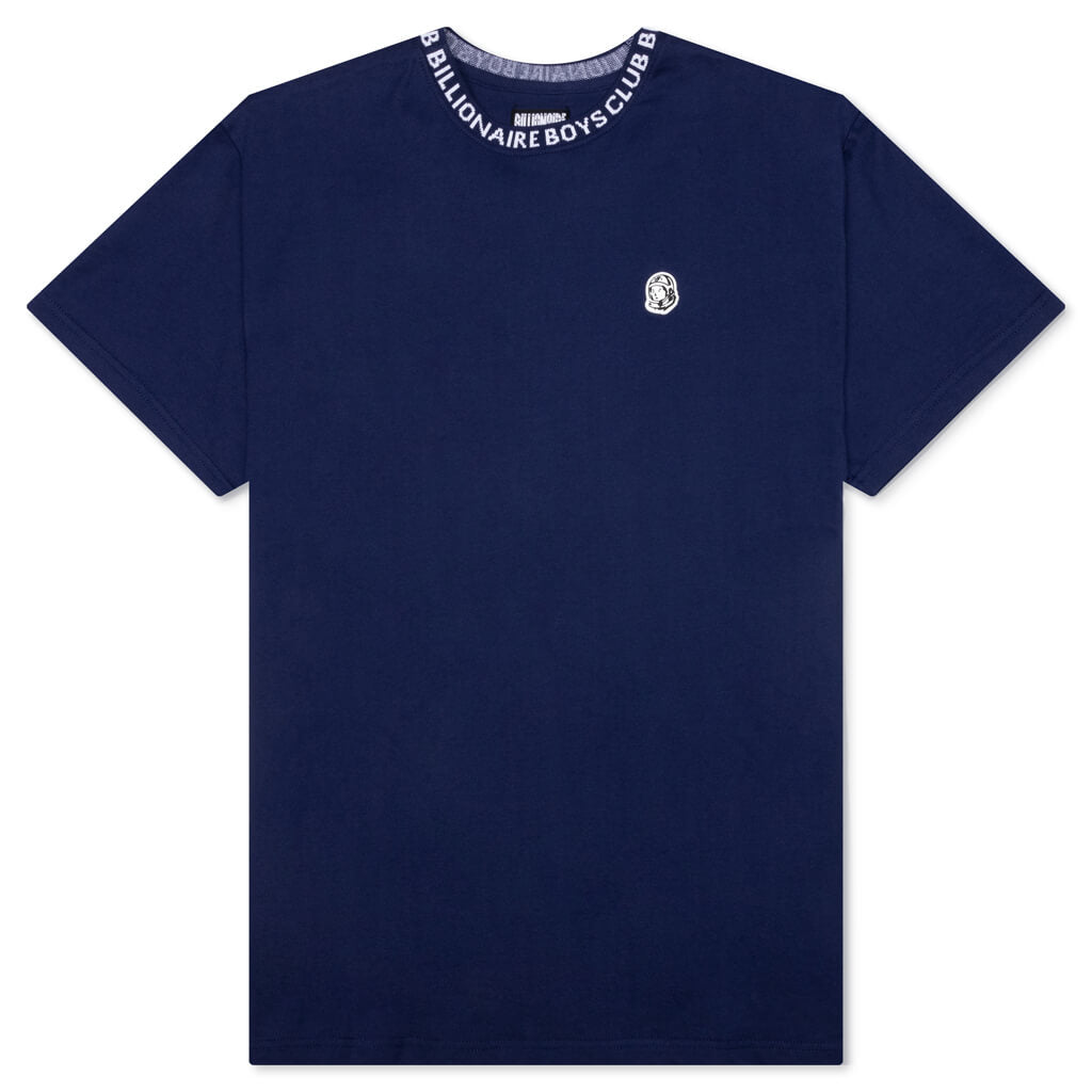 BB Wrapped S/S Knit - Blue Depths