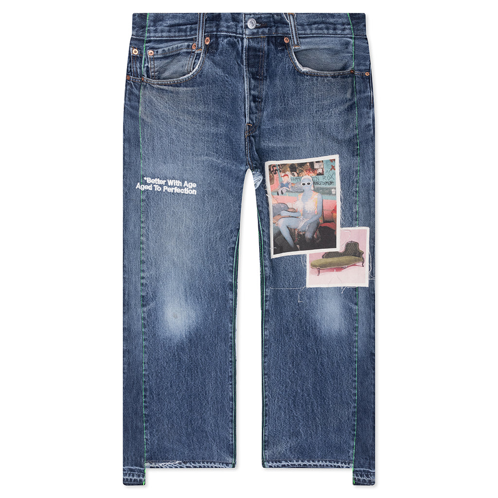Baggy Jawn Denim Pants - Indigo