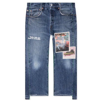Baggy Jawn Denim Pants - Indigo