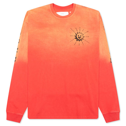 Balance L/S Tee - Bleached Orange