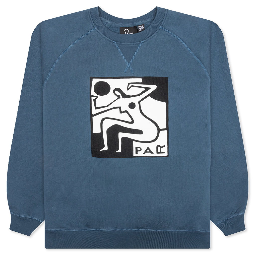 Ball Sports Crew Neck Sweatshirt - Dark Blue