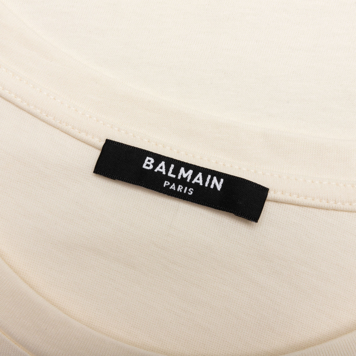 Charcoal T-Shirt - Beige/Noir