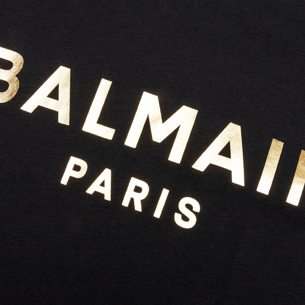 Classic Fit Foil T-Shirt - Noir/Or