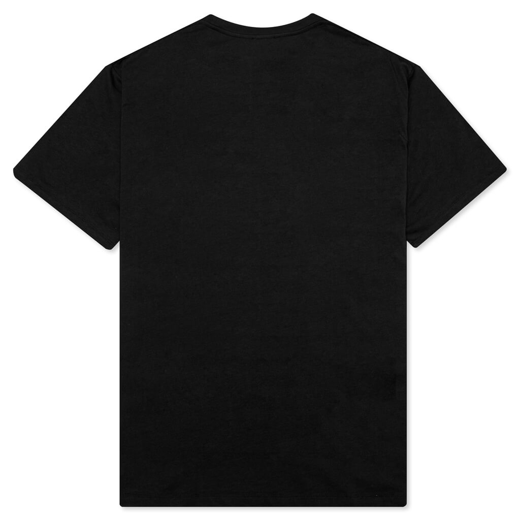 Coin Flock Straight Fit T-Shirt - Noir/Blanc
