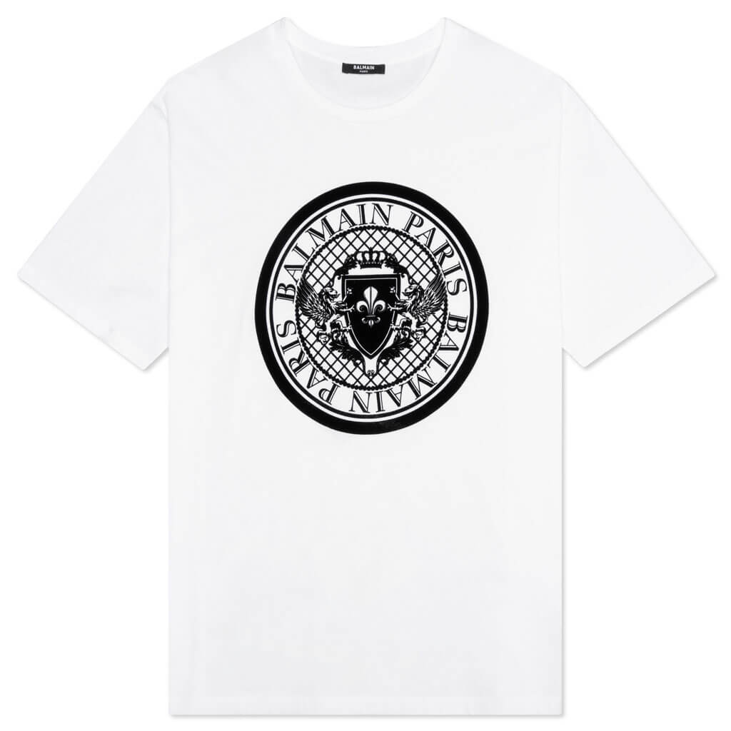 Coin Flock T-Shirt - White/Black