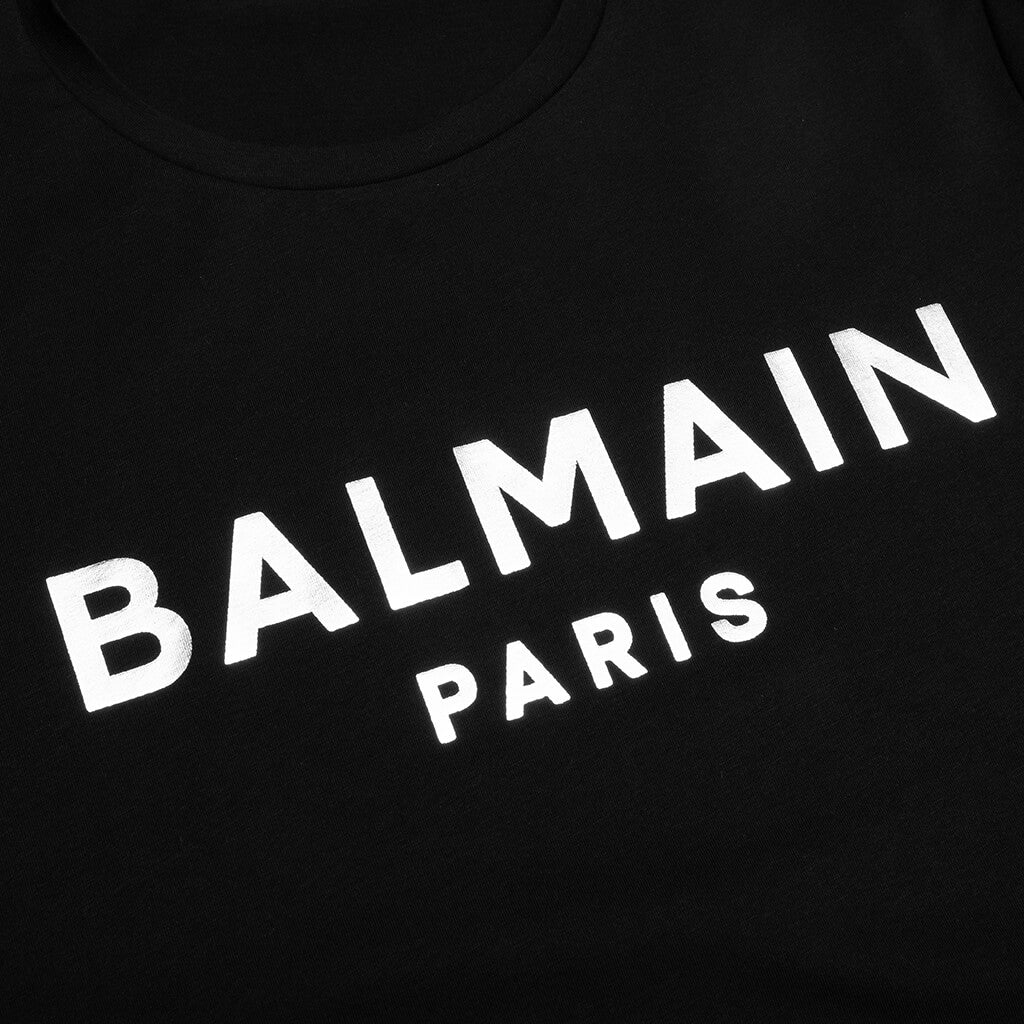 Eco Sustainable Foil T-Shirt - Noir/Argent