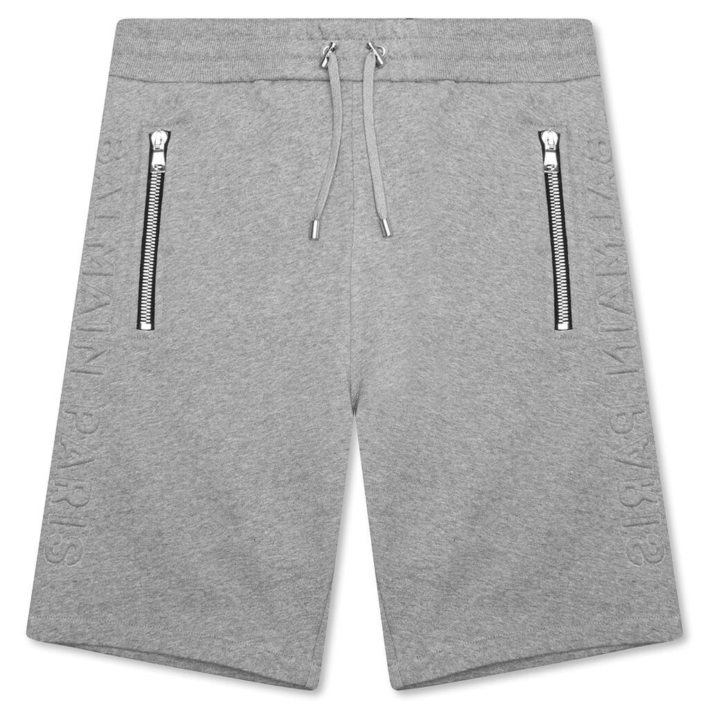 Embossed Bermuda Short - Gris Chine