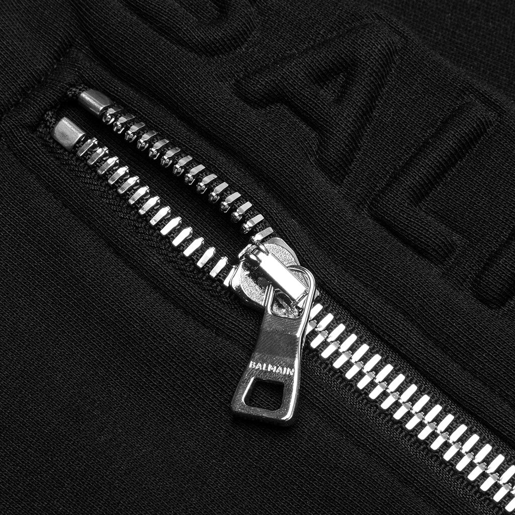 Embossed Bermuda Short - Noir