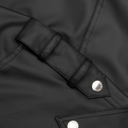 Faux Leather Biker Jacket - Gris Chine