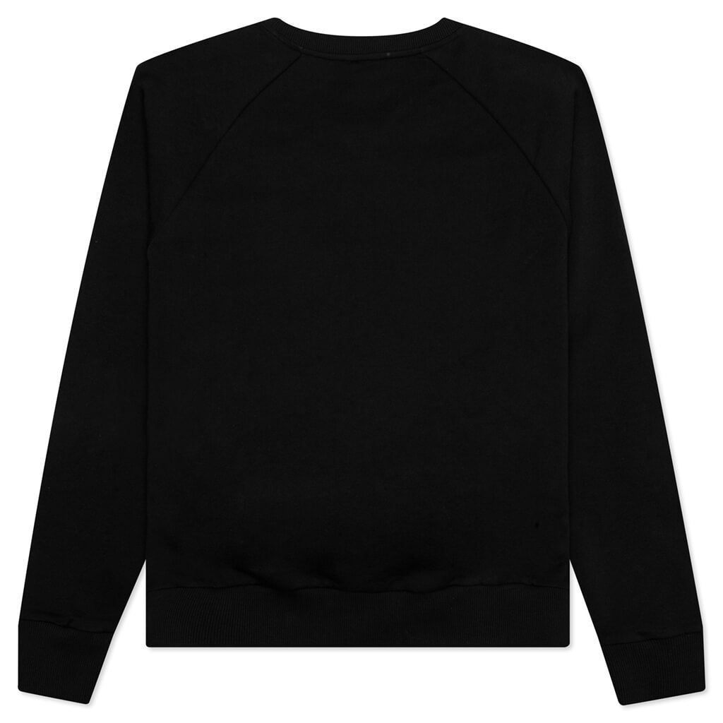 Flock & Foil Sweatshirt - Black/Gold