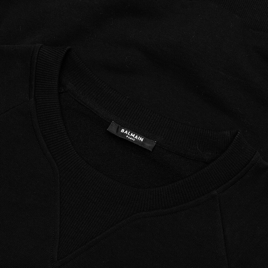 Foil Sweatshirt - Noir/Argent