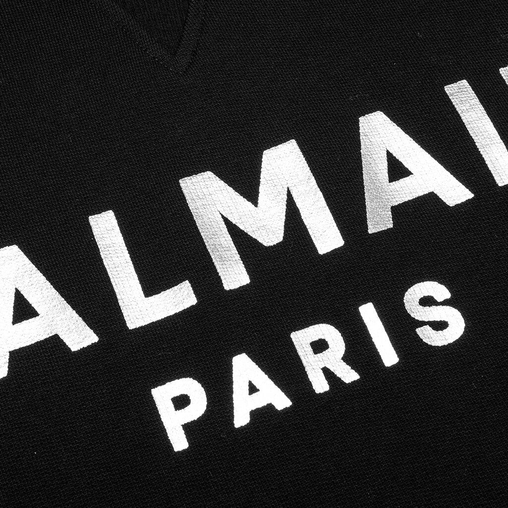 Foil Sweatshirt - Noir/Argent