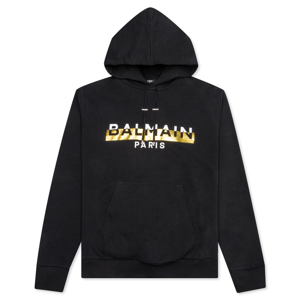Foil Tape Sweatshirt - Noir/Blanc/Or