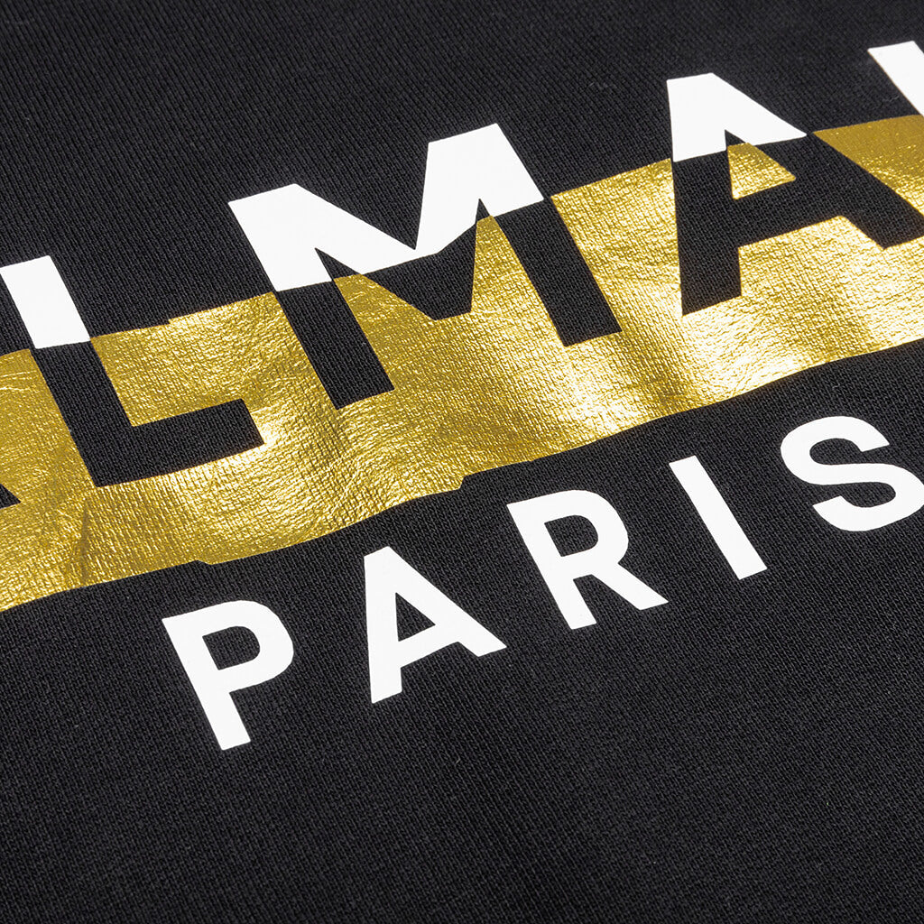 Foil Tape Sweatshirt - Noir/Blanc/Or