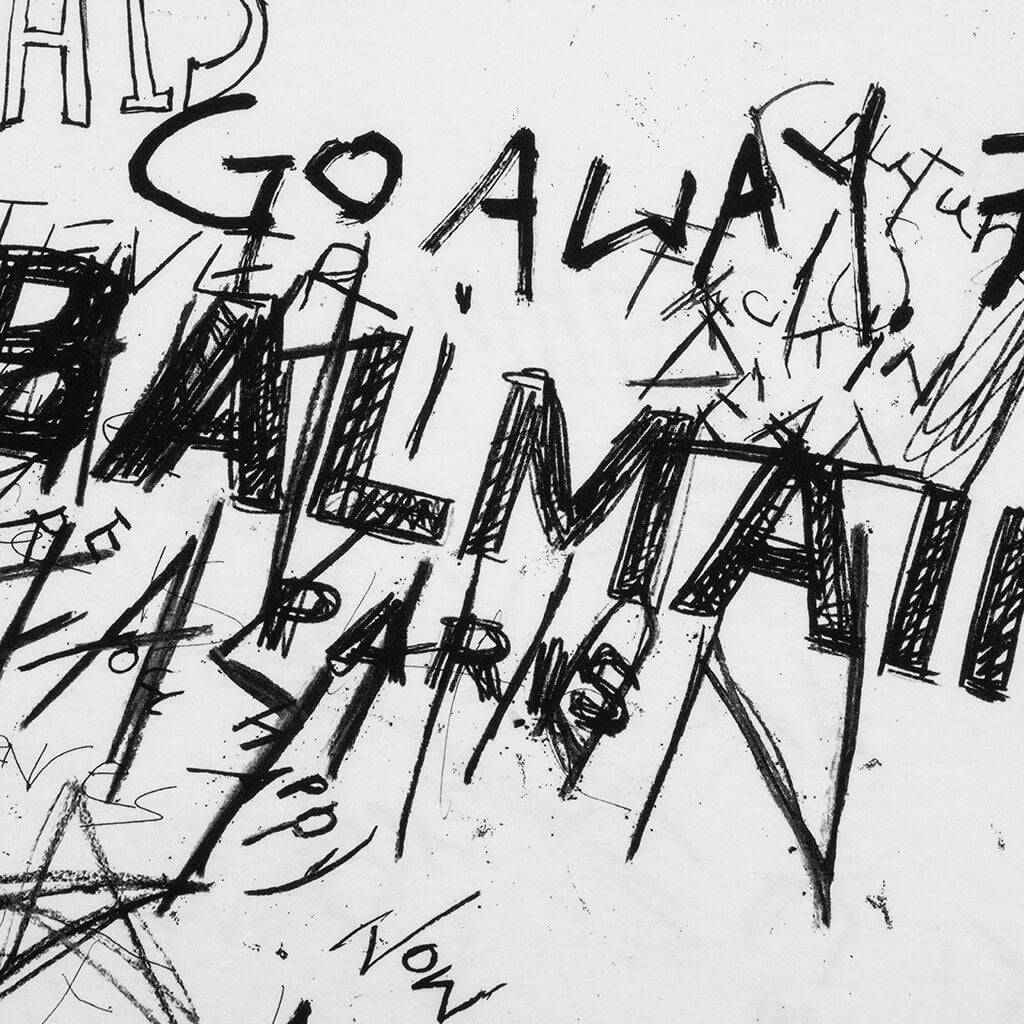 Go Away T-Shirt - Blanc/Noir