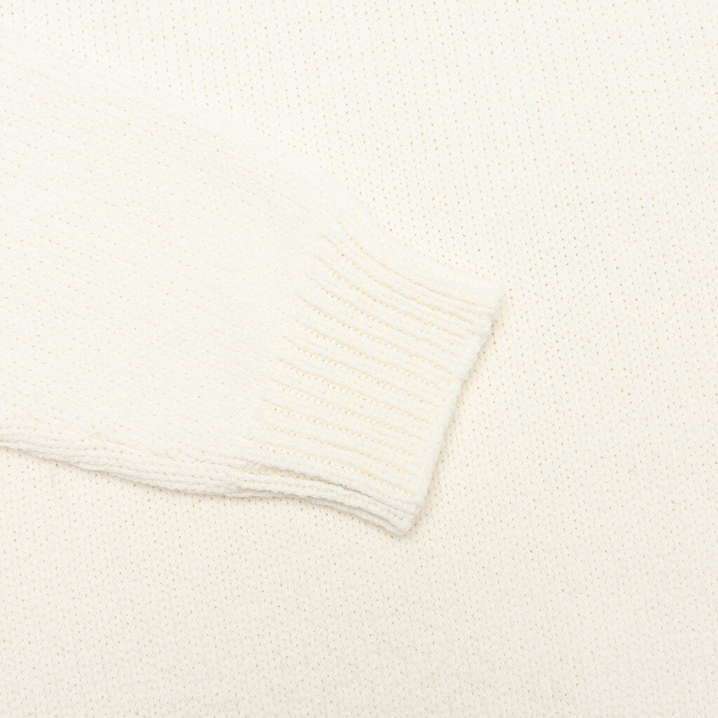 Merinos Pullover - Blanc/Bleu Pale
